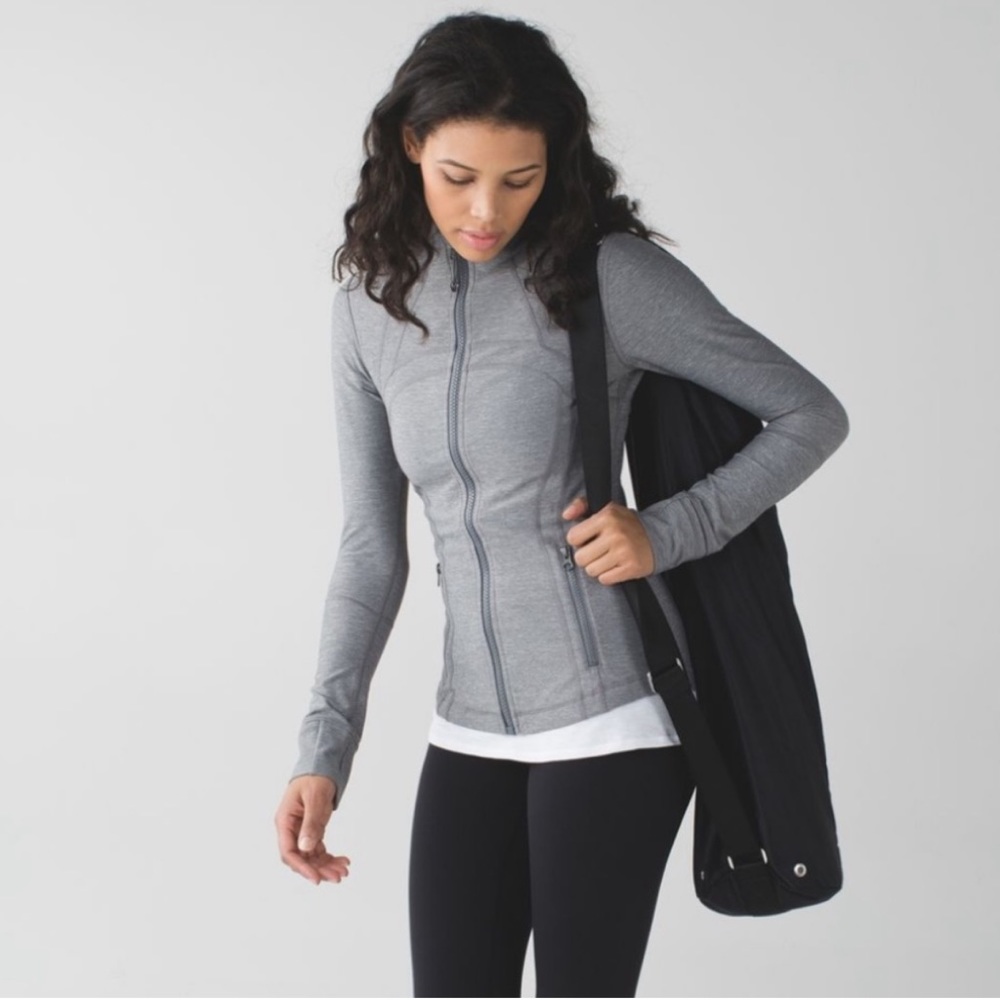 Lululemon Define Jacket Brushed Heathered Slate, Size 2